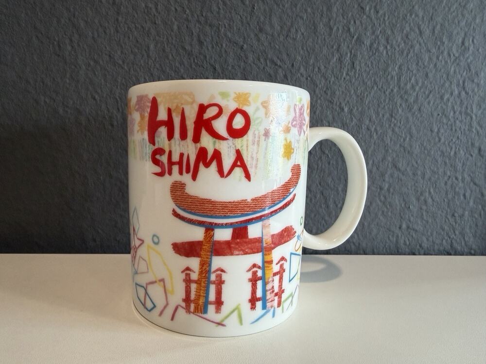 RARE Starbucks Japan Hiroshima Mug 2013 Limited Edition City Coffee Cup Vtg